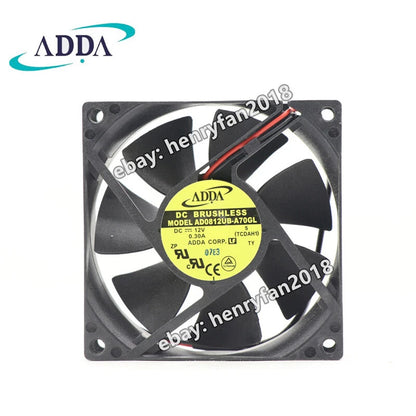 ADDA AD0812UB-A70GL Case Fan DC12V 0.30A 80*80*25mm UPS Cooling Fan