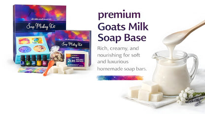 Soap Making Kit for Adults, Standard, Pink, Purple, Blue, Green, Yellow, Red