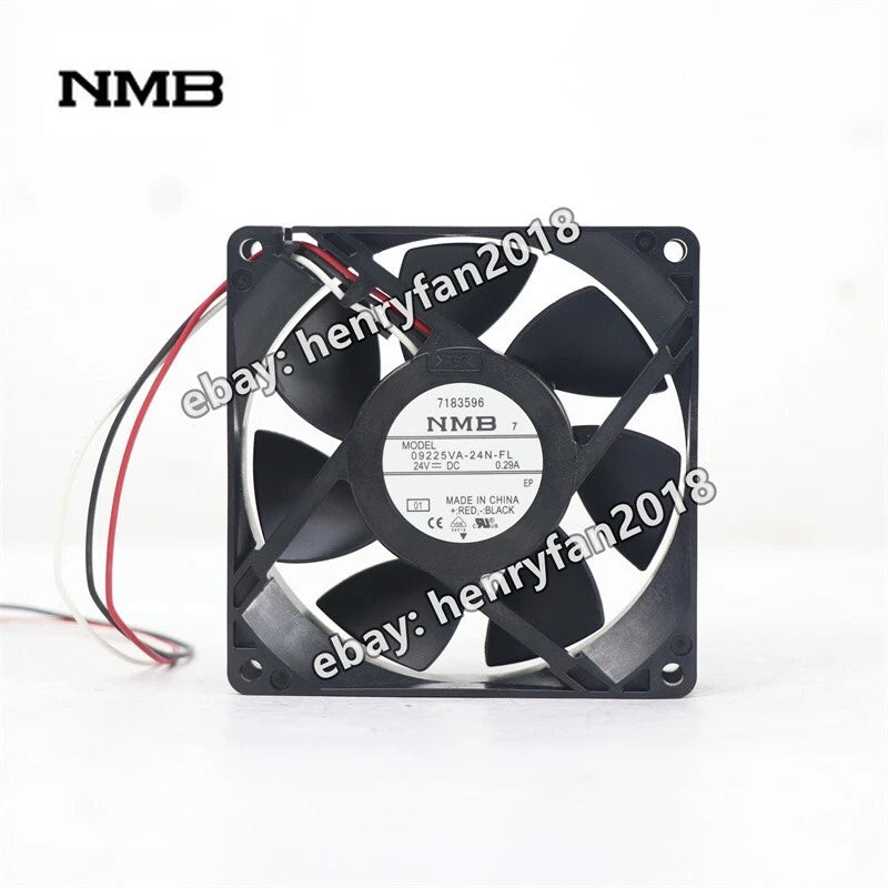 NMB Fan 09225VA-24N-FL DC 24V 0.29A Axial Cooling Fan Replace 09225VA-24N-FL