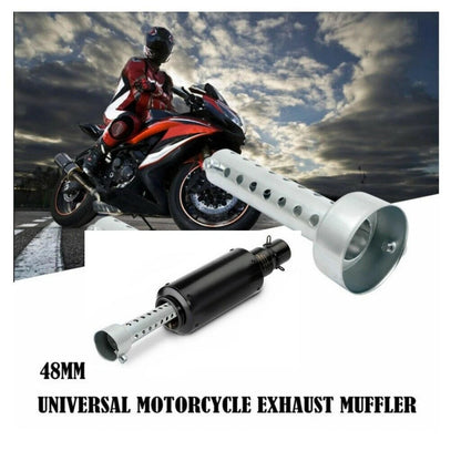 Durable 80mm Long Exhaust Baffle Fits 47-49mm Exhaust Pipe (Baffle O.D. 48mm) B