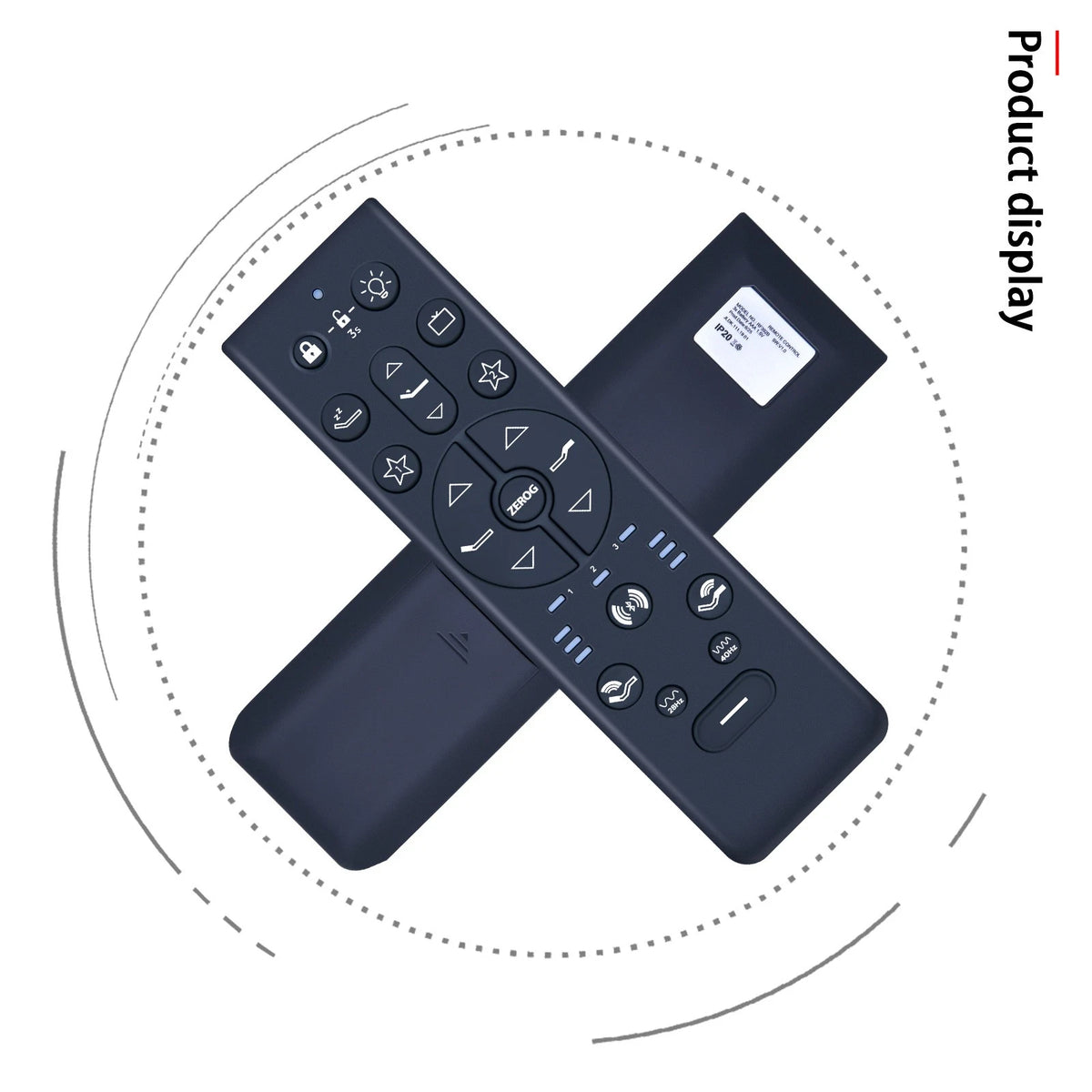 For TempurPedic TEMPUR ERGO PROSMART Remote Control Keeson RF396E JLDK.111.19.01