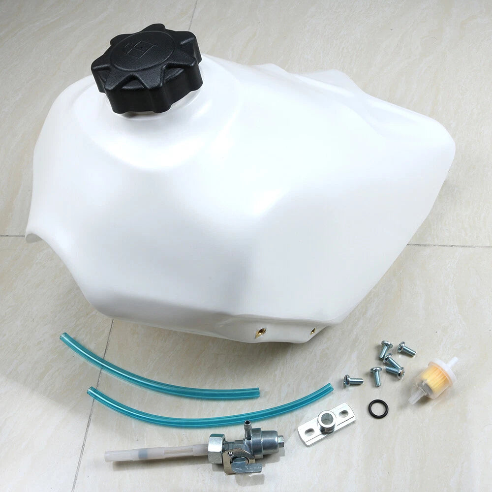 WHITE Plastic Gas Fuel Tank Cap Petcock More For HONDA ATC 350X ALL YEARS