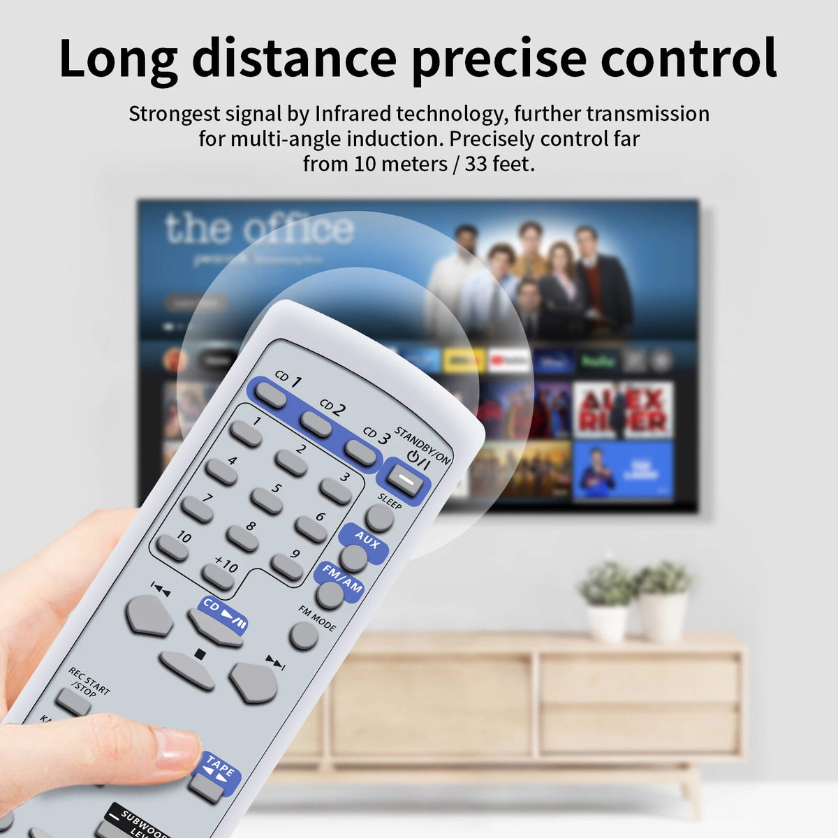 RM-SMXGT90A RM-SMXGT90U Remote Control For JVC Audio System MXG70 MXGT80 MXGT90
