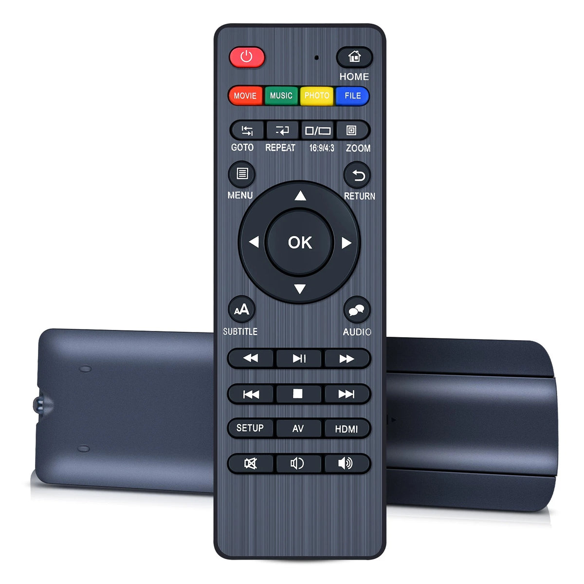 Replace Remote Control For ZUMKUNM 4K Ultra HD Digital Media Player