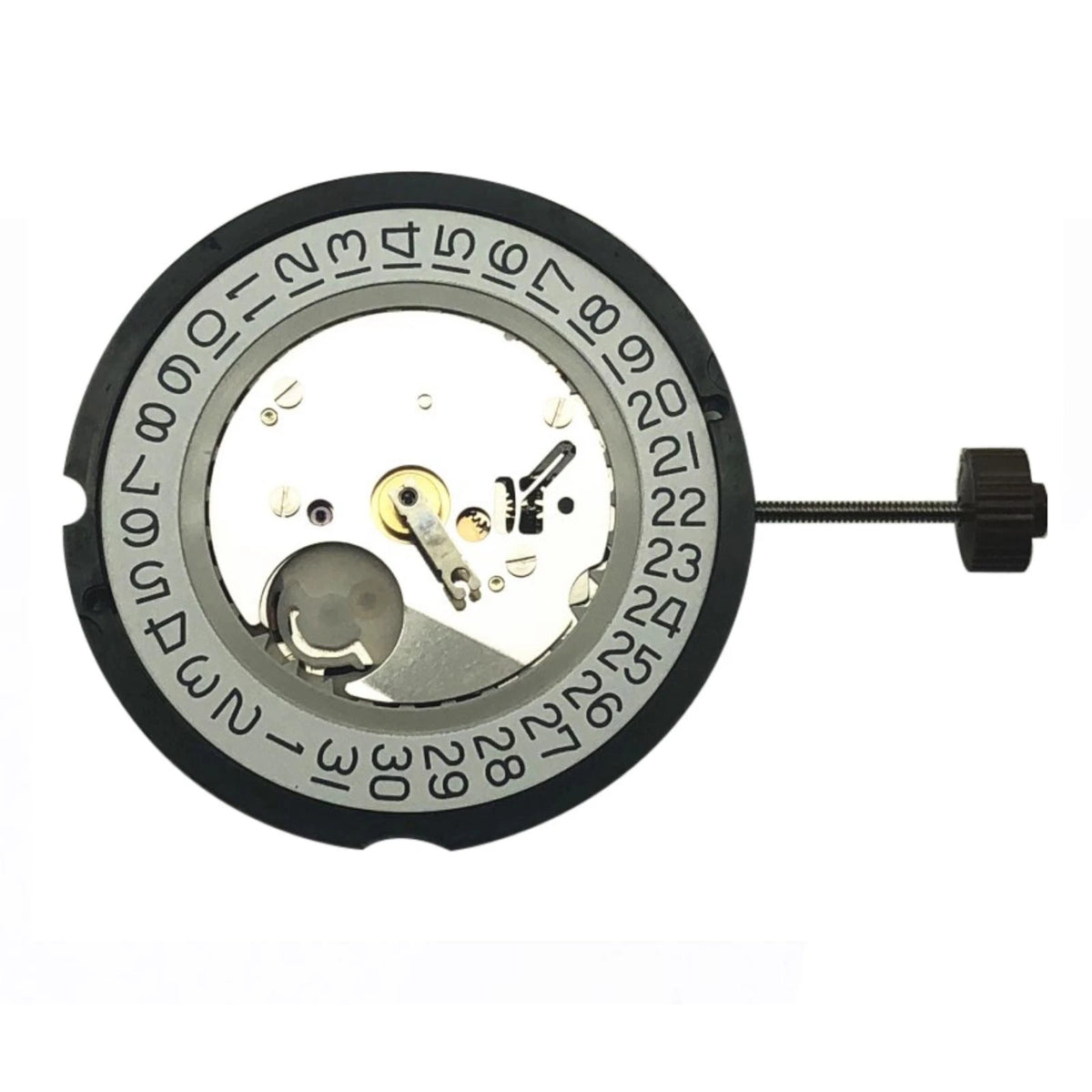 Date at 3 o'clock 3 Hands Movement For Ronda 515 Quartz Movement Watch