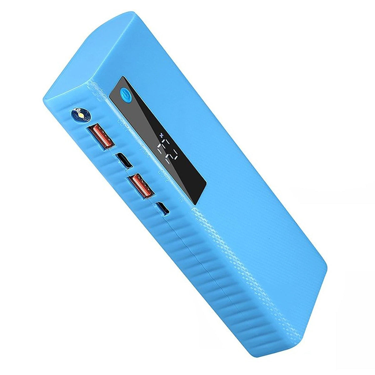 Blue DIY Power Bank Box 5*21700 Battery Charger Case PD22.5W Fast Charging Box E