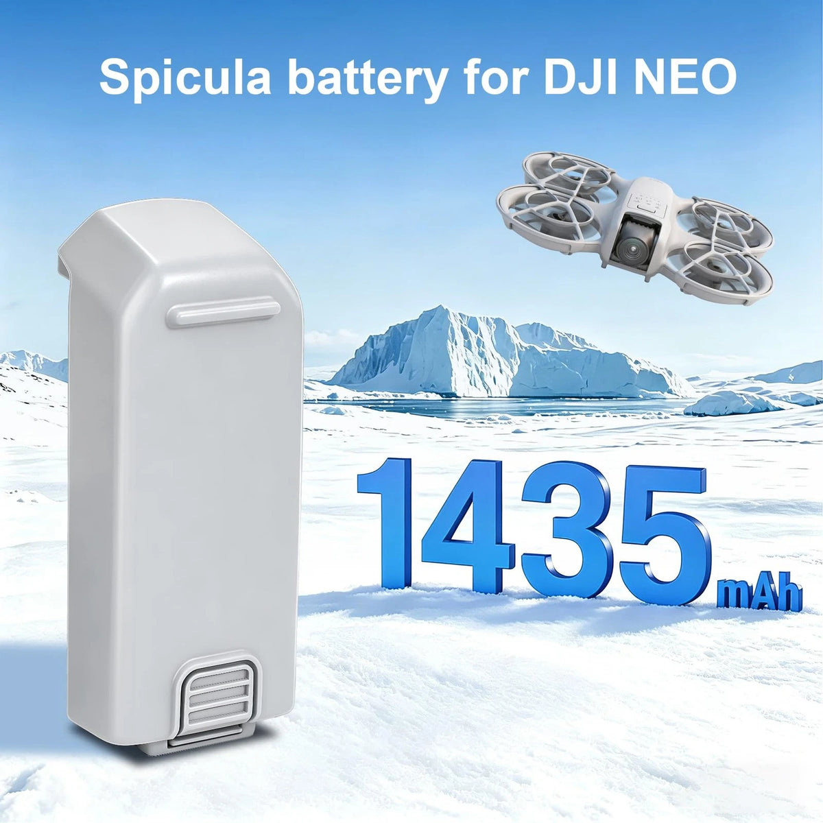 Spicula 2-Pack Neo Batteries (10.5Wh 1435mAh) Max 18 Minutes of Flight Time...