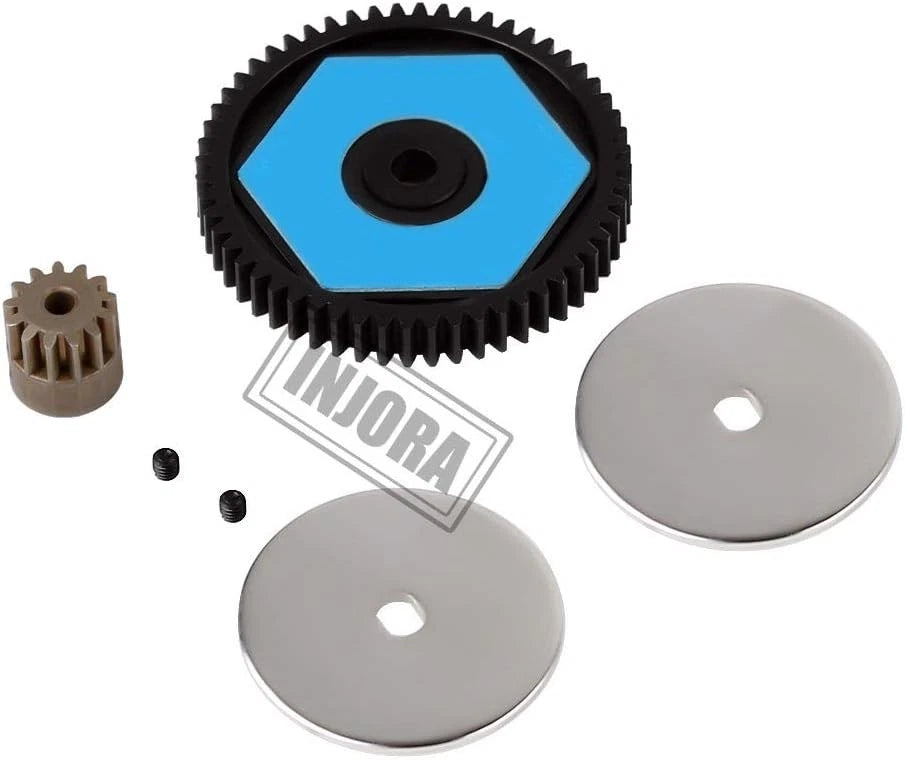 INJORA Complete Gearbox Transmission with Gears Set 1/10 RC Crawler Car...