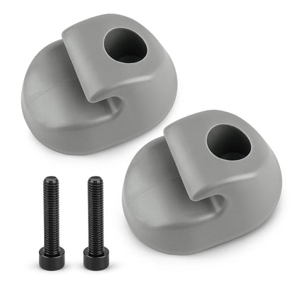 Gray Interior Sun Visor Clip 2-Pack, for Kenworth & Peterbilt Trucks S16-1023-66