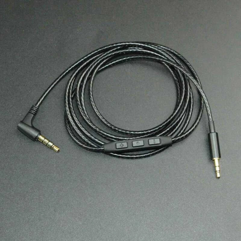 3.5mm To 2.5mm Audio Cable w/ Control For AKG K450 K451 K452 K480 Q460 Headset