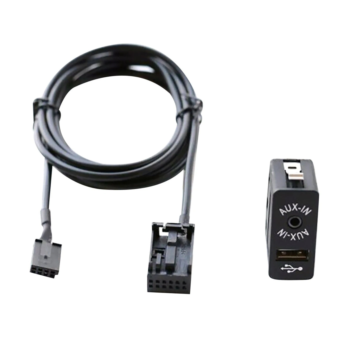Car Dash Audio 12Pin Cable Adapter AUX USB Replacement For BMW E39 E53 X5