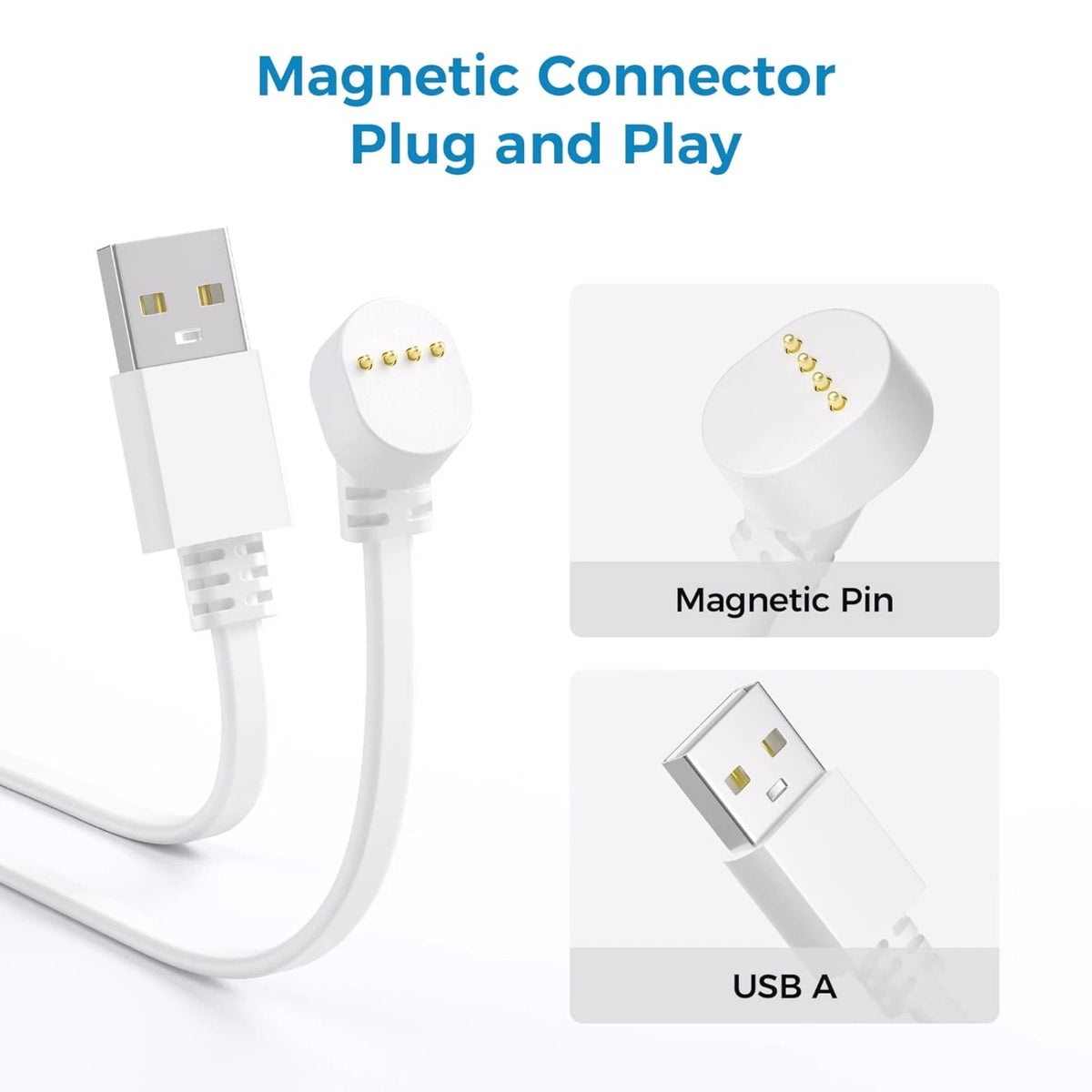 Outdoor Power Cable for Google Nest Cam Battery Magnetic Weatherproof 5.2M