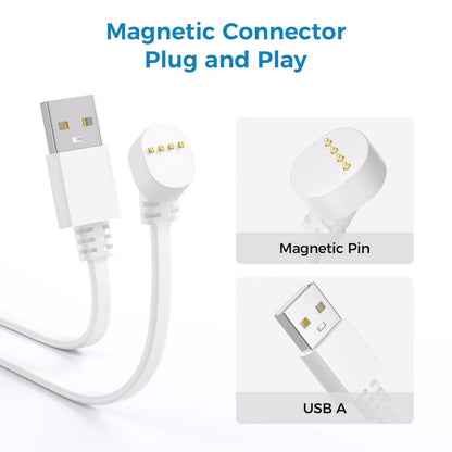 Outdoor Power Cable for Google Nest Cam Battery Magnetic Weatherproof 5.2M