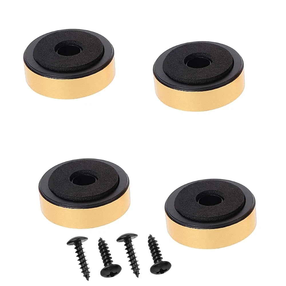 Sam&Johnny 4Pcs Speaker Spikes Stand Feets Audio Active Speakers Repair gold