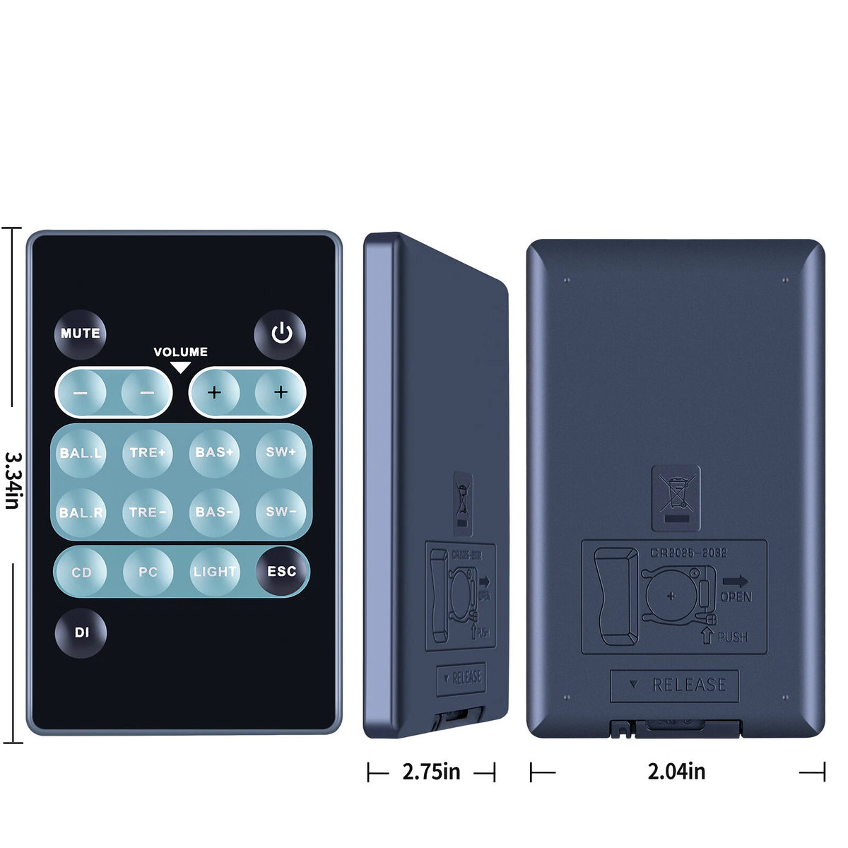 Replacement Remote Control For Edifier S730 2.1 Speaker System