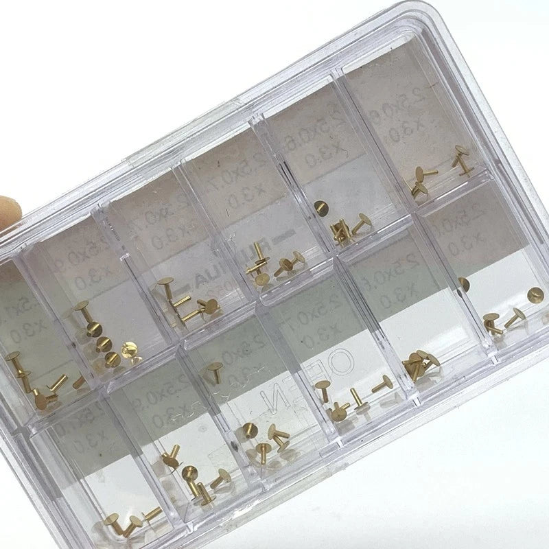 60 Pack Dial Feet Stickers Watch Movement Repairment Spare Parts Watchmaker Tool