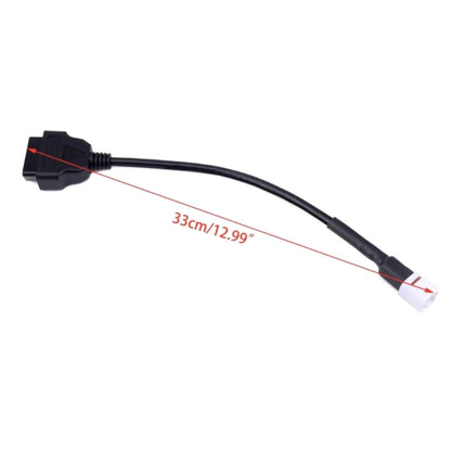4 Pin Female Socket to 16 Pin Male Plug Pin Male Plug For Yamaha Motorcycle Bike