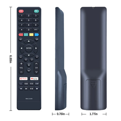 RM-C3349 Replacement Remote Control For JVC Smart 4K UHD LED HDTV