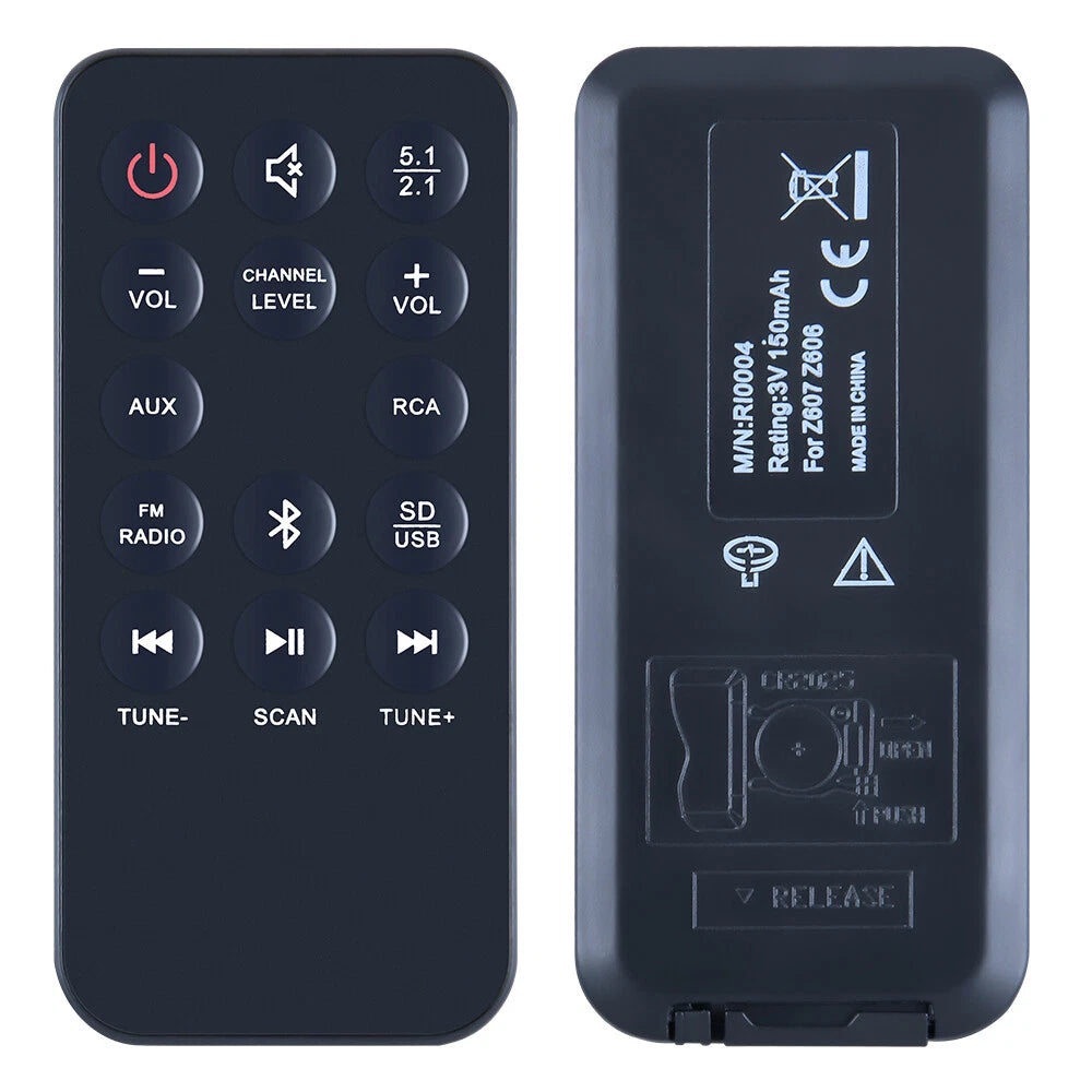 R10004 Replace Remote Control For Z607 Logitech 5.1 Surround Sound Speakers