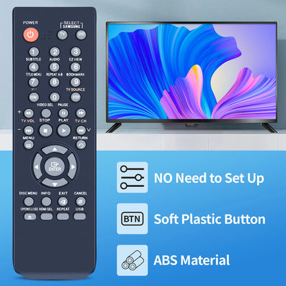 00084Q Remote Control For Samsung DVD-1080 DVD-1080AV DVD-1080P9 DVD-1080PR