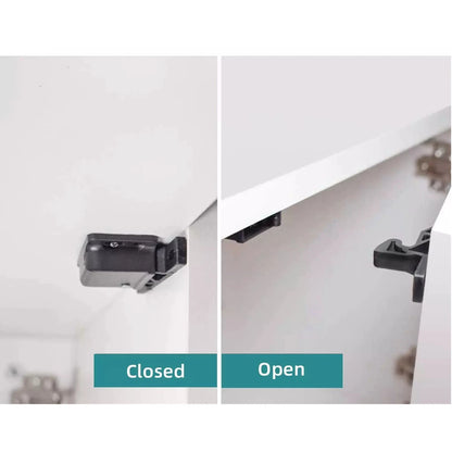 8 Pack Durable Cabinet Door Latch/RV Drawer Latches, 8 Pull Force Latch Holder