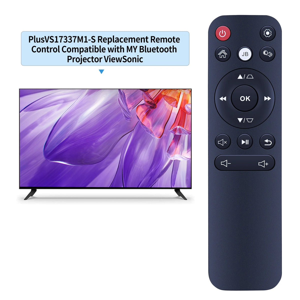 Remote Control For ViewSonic M1/M1+/M1 Plus/VS17337/M1-S Projector