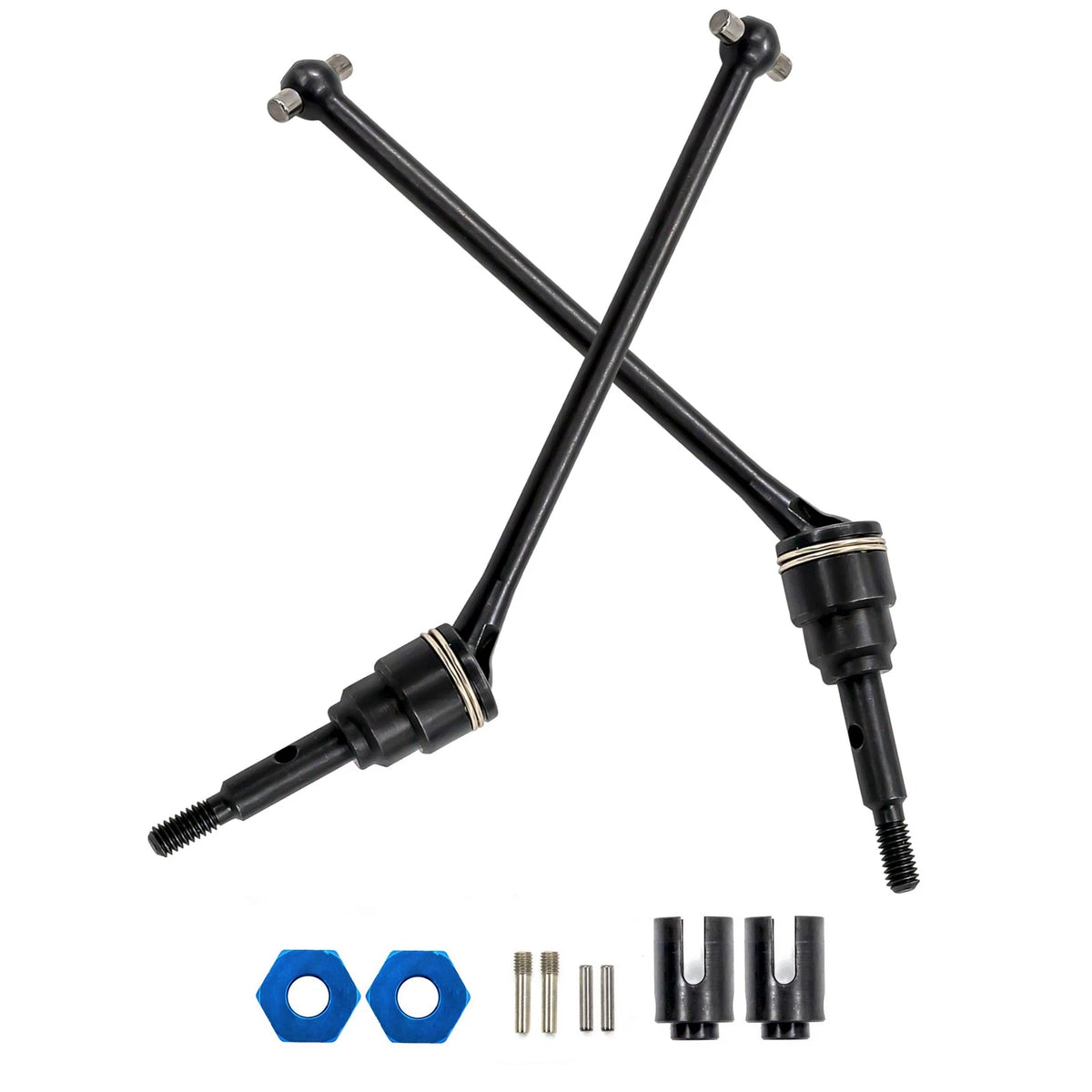 Steel CVD Drive Shafts For Traxxas 1/10 Slash 4x4 Rustler 2WD RC Car Replacement