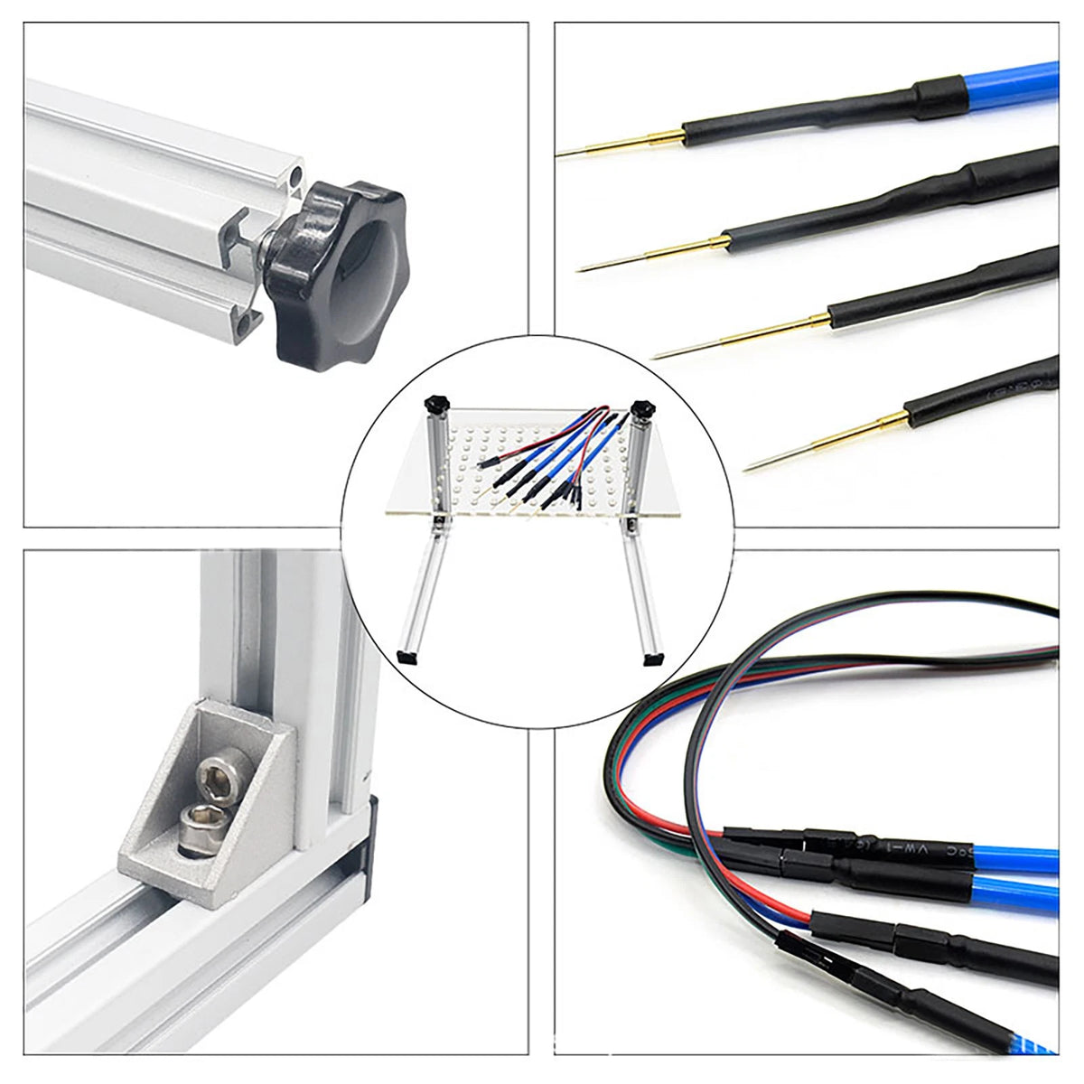 4Pcs LED BDM Frame Probe Pens With Connect Cables For KTAG KESS FGTECH BDM100 h