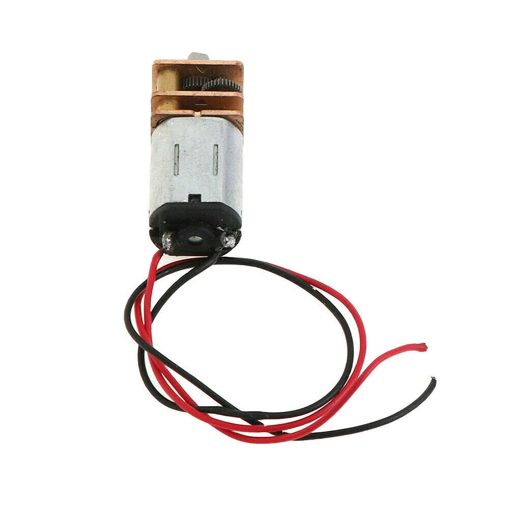 5Pcs N20 Gear Motor Slow Speed Full Metal Mini Gearbox Reducer Toy 60RPM DC 3-6V