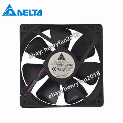 Delta WFB1212M Axial Fan  12V 0.33A 120*120*25MM 3-Wire DC BRUSHLESS Cooling Fan