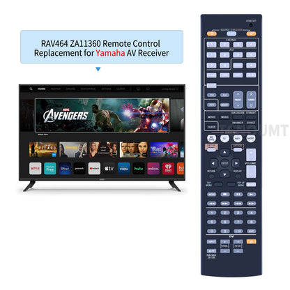 RAV464 ZA11360 Replacement Remote Control For Yamaha AV Receiver
