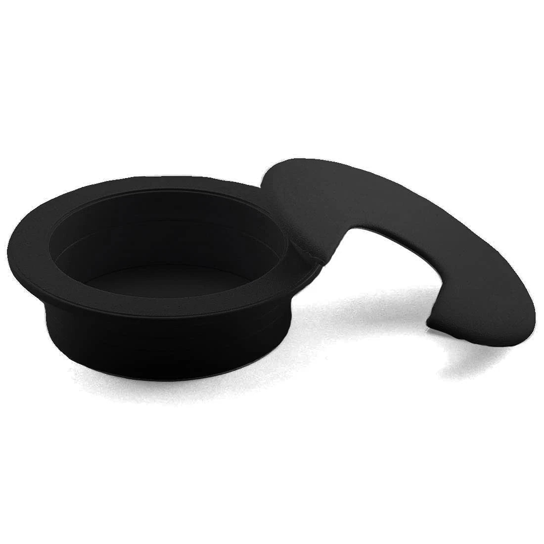 2pcs 2 Inch Desk Wire Cord Cable Grommets Hole Cover for 2 inches, Black-2Pcs