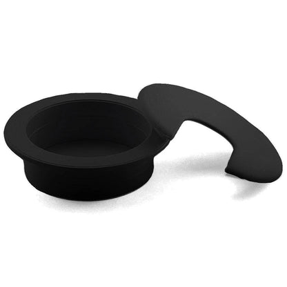 2pcs 2 Inch Desk Wire Cord Cable Grommets Hole Cover for 2 inches, Black-2Pcs
