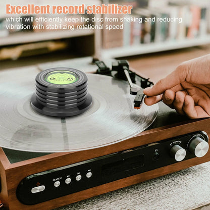 50Hz-33/45 Record Player LP Disc Stabilizer Vinyl Turntable Weight Clamp oot