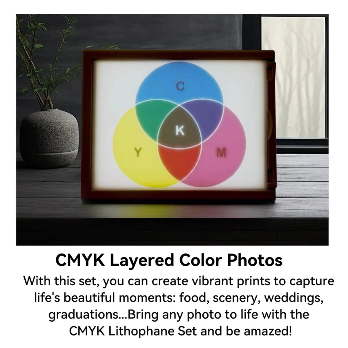 BambooSegD 3PCS CMYK LED Backlight Board Kit FAZ007 for Bambu 3 PCS
