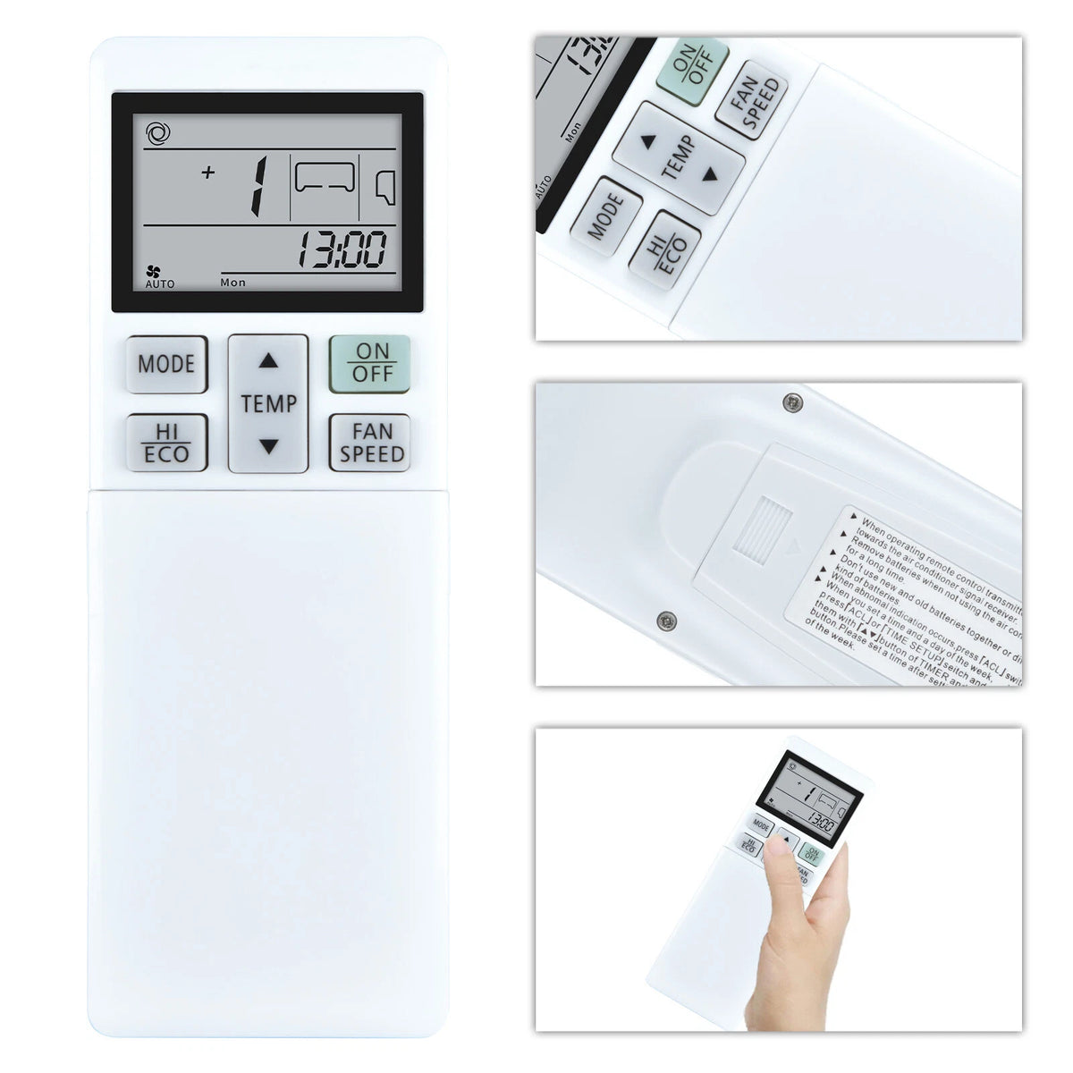 RLA502A700B For Mitsubishi Heavy Industries Air Conditioner Remote Control