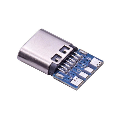 10Pcs USB Type-C 14 pin Connector Breakout P-CB Board Female Socket Type-C 2.0 m