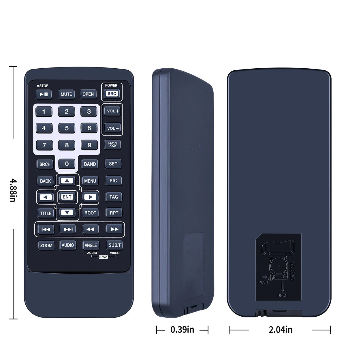 Remote Control For Clarion RCU005 MF1 NX404 Car Navigation Stereo CD Receiver