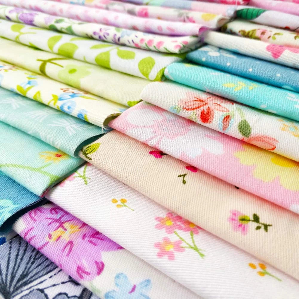 flic-flac 25pcs 12 x 12 inches (30cmx30cm) Cotton Fabric Squares