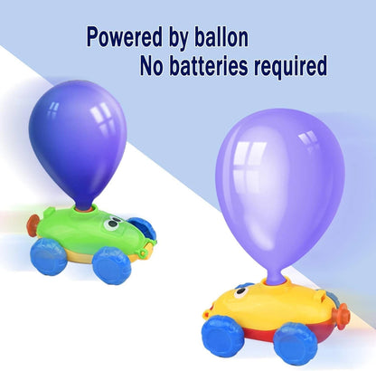 Balloon Launcher Toy Set, Powered Cars, Creative Inflatable Pump Duck
