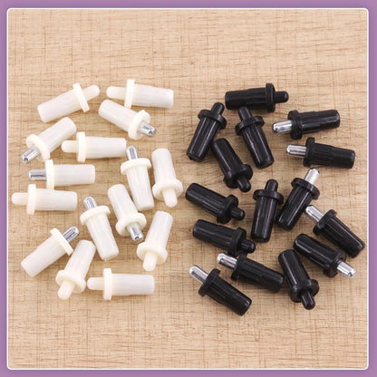 Swpeet 60Pcs 4 Sizes 4.6mm x 6.1mm, 4.7mm x x 7.5mm, Black
