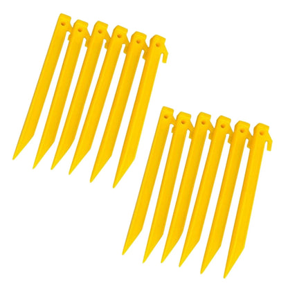 10Pcs Tent Ground Stakes Pegs Camping Soil Patio Gardening Heavy Duty Stake F
