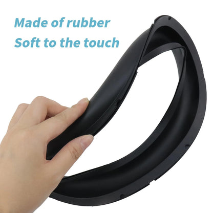 Dnyta 2 Pcs 10" Perforated Rubber Speaker Foam Edge Surround 10 inch, Black