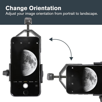Celestron – Smartphone Adapter for Telescope, Basic Adapter, Black