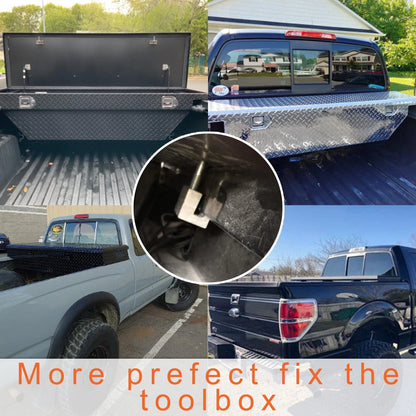Upgraded Truck Tool Box Mounting Kit Comes With Fastening Nuts - Black