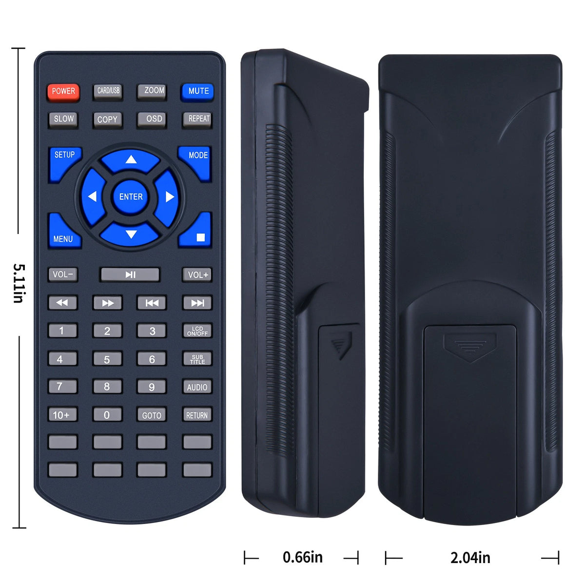Replacement Remote Control For DR.J DP1401 DP1202 DVD Player