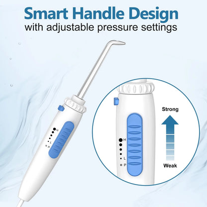 H2ofloss Dental Water Flosser for 8.39x6.5x10.16 Inch (Pack of 1), White