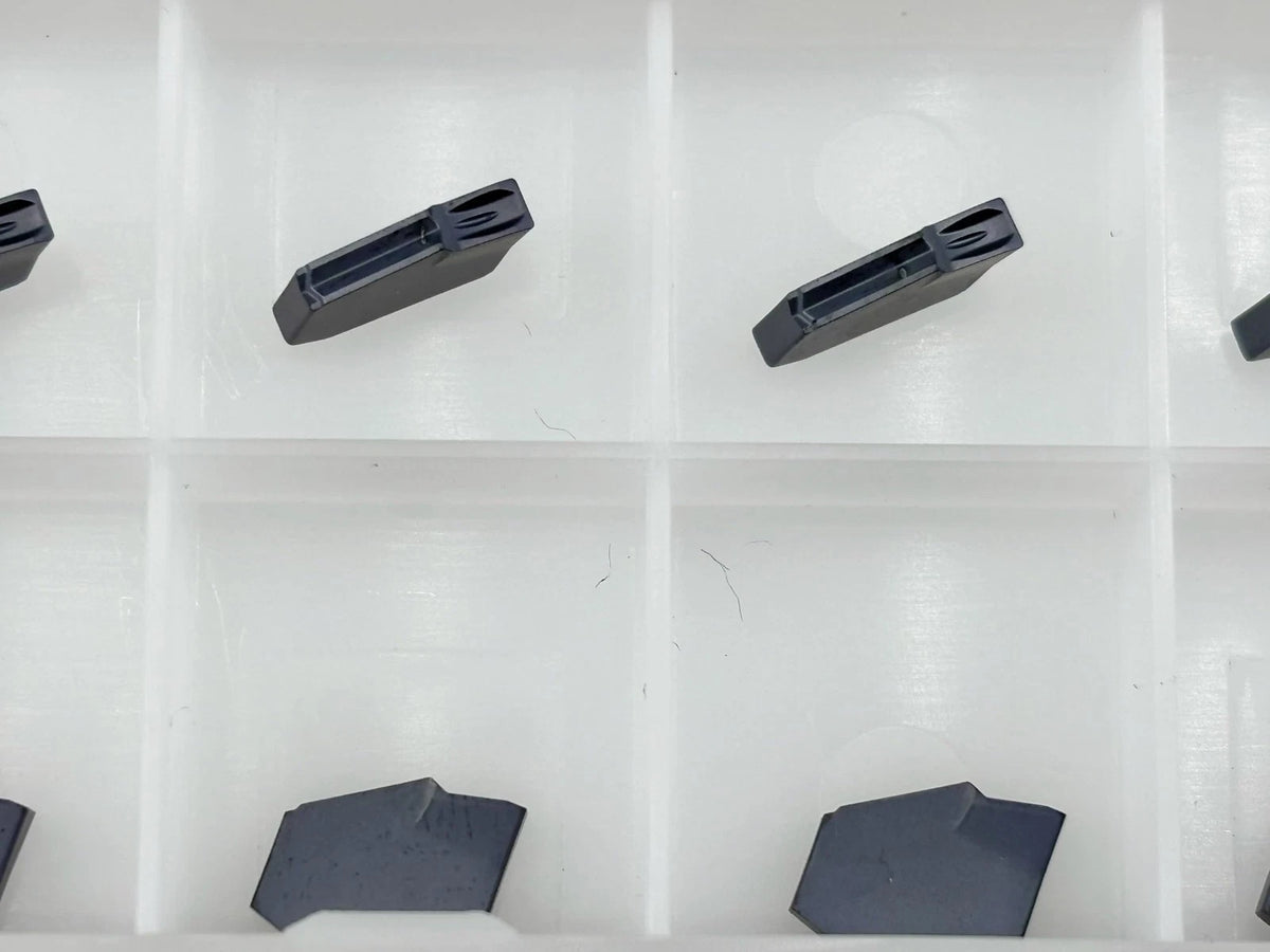 GTN-2 SP200 Carbide Grooving Inserts for CNC Lathe, PVD Black, 10pcs