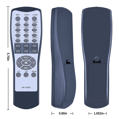 Replacement Remote Control For Technical Pro RX503 RX504 RX505BT