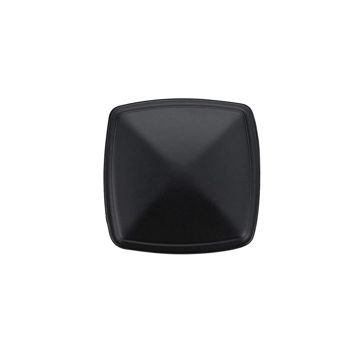 Ravinte 25 Pack Matte Black Kitchen Cabinet Square Knob 1-1/4 inches,